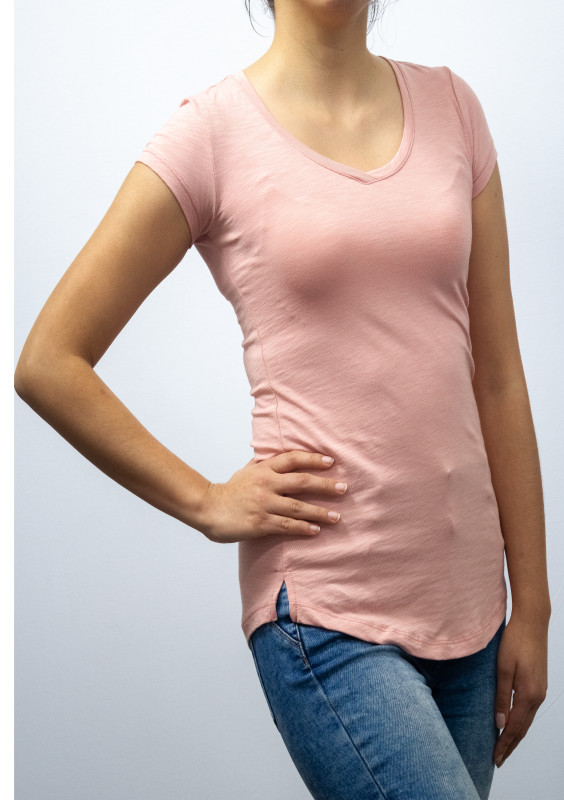 POLO MANGA CORTA ROSADO