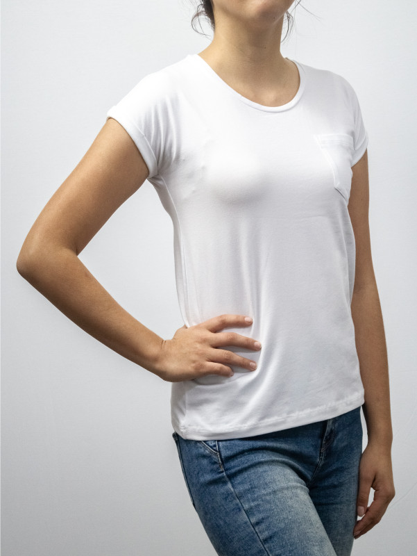 POLO MANGA CORTA BLANCO